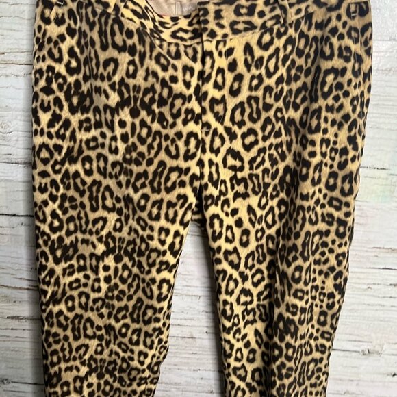 Leopard Print Women's Pants - Picture 2 of 7
